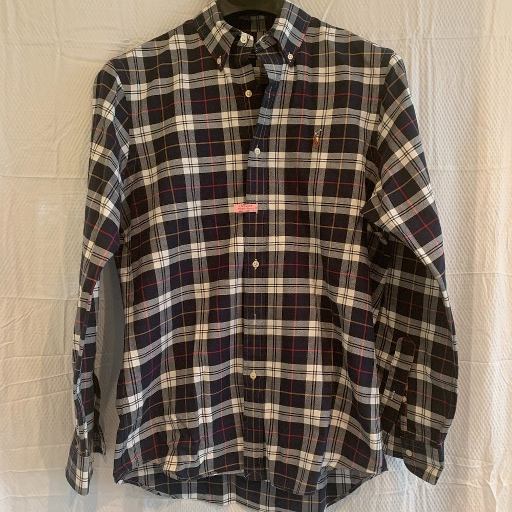 Ralph Lauren classic fit men's M button-down casual shirt